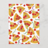 Carte Postale Pizza Slice Motif (Devant)