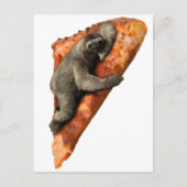 Carte Postale Pizza Sloth (Devant)