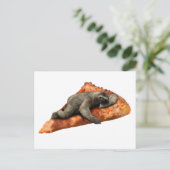 Carte Postale Pizza Sloth (Debout devant)