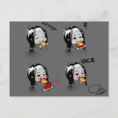 Carte Postale Pizza-Zeit ! (Devant)