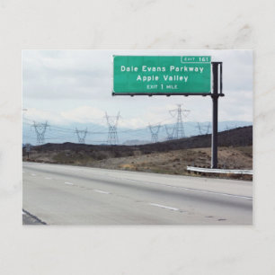 Carte Postale Pkway Dale Evans
