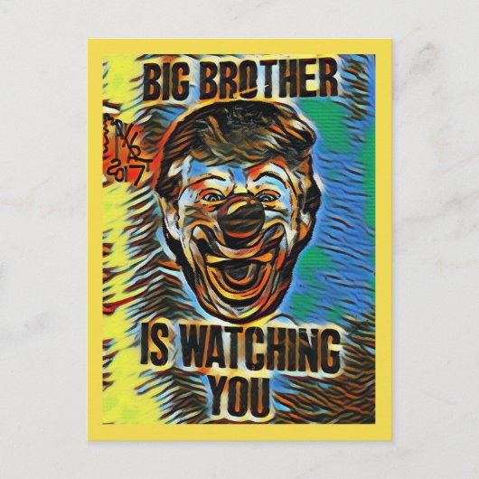 Carte Postale PL#958584 Big Brother regarde (Devant)