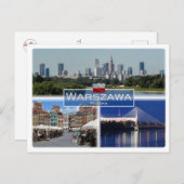 Carte Postale PL Pologne - Varsovie Varsovie - (Devant / Derrière)