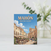 Carte Postale Plaça de la Constitució Espagne (Debout devant)