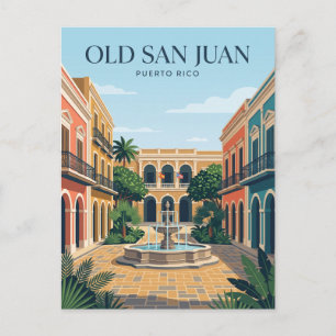 Carte Postale Place d'Armes San Juan Porto Rico