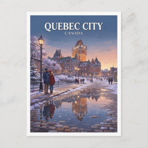 Carte Postale Place d'Armes, Vieux-Québec Canada