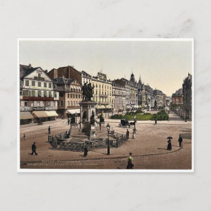 Carte Postale Place de Goethe et Monument de Goethe-Gutenburg, F