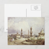 Carte Postale Place de la Concorde, c.1837 (Devant / Derrière)
