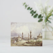 Carte Postale Place de la Concorde, c.1837 (Debout devant)