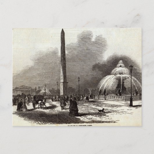 Carte Postale Place de la Concorde, Paris (Devant)