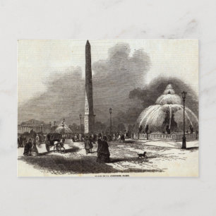 Carte Postale Place de la Concorde, Paris