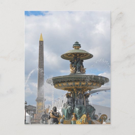 Carte Postale Place de la Concorde, Paris (Devant)