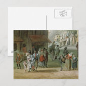 Carte Postale Place de l'Apport-Paris devant (Devant / Derrière)