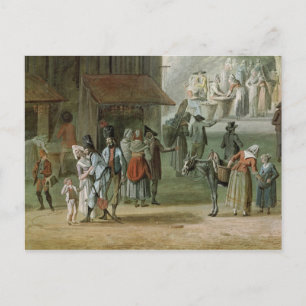 Carte Postale Place de l'Apport-Paris devant