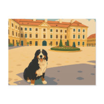 Place de ville européenne vintage avec Bernois