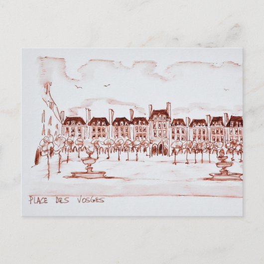 Carte Postale Place des Vosges | Marais, Paris (Devant)