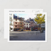 Carte Postale Place du Champ Jacquet (Devant / Derrière)