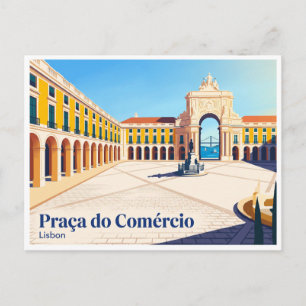 Carte Postale Place du Commerce Lisbonne Portugal