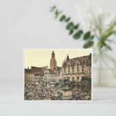 Carte Postale Place du marché, Breslau, Silésie, Allemagne (i.e. (Debout devant)