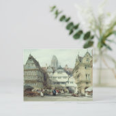 Carte Postale Place du Marché, Francfort (Debout devant)