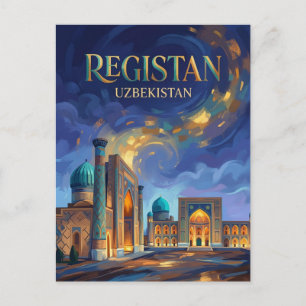 Carte Postale Place du Régistan Ouzbékistan
