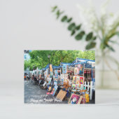 Carte Postale Place du Tertre, Paris (Debout devant)