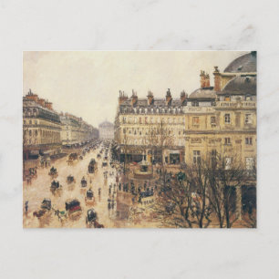 Carte Postale Place du Théâtre Français, Paris Pluie par Pissarr