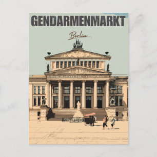 Carte Postale place Gendarmenmarkt Berlin - la Konzerthaus