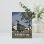 Carte Postale Place Guillaume II, Luxembourg (Debout devant)
