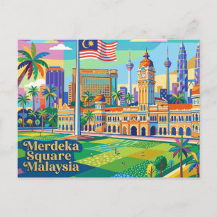 Carte Postale Place Merdeka Malaisie