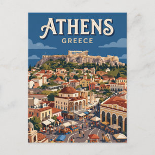 Carte Postale Place Monastiraki Athènes Grèce