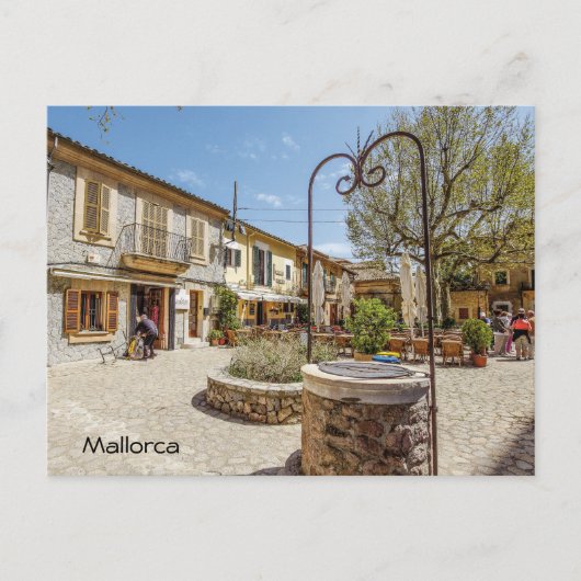 Carte Postale place postale de valldemossa en la isla de Mallorc (Devant)