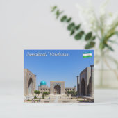 Carte Postale Place Registstan - Samarkand, Ouzbékistan, Asie (Debout devant)