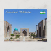 Carte Postale Place Registstan - Samarkand, Ouzbékistan, Asie (Devant)