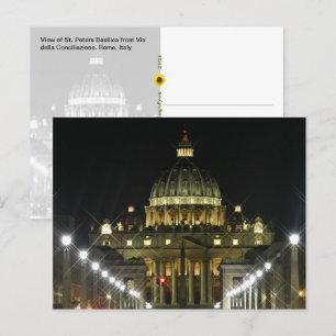 Carte Postale Place Saint-Pierre. Via della Conciliazione - cart