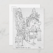 Carte Postale Place St. André des Arts | Paris, France (Devant / Derrière)