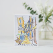 Carte Postale Placette Abbe Robert Jarred | Vieux Nice, France (Debout devant)