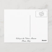 Carte Postale Plafond au musée du Vatican à Rome (Dos)