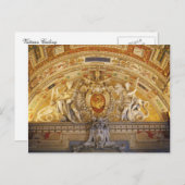 Carte Postale Plafond du Vatican I (Devant / Derrière)