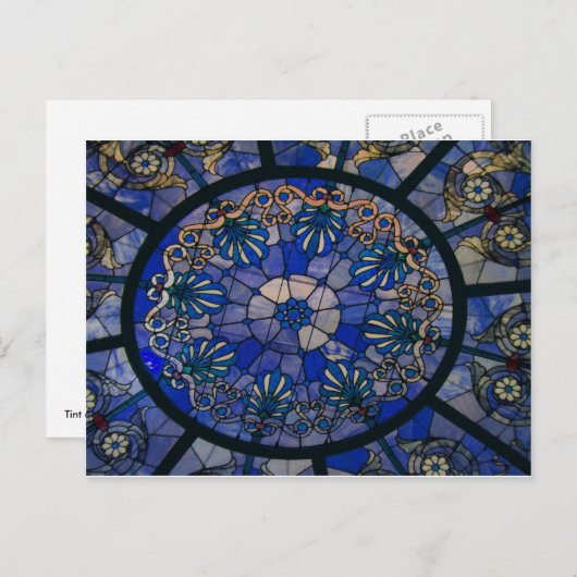 Carte Postale plafond en verre (Devant / Derrière)