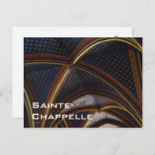 Carte postale Plafond Sainte-Chapelle (Devant / Derrière)
