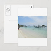 Carte Postale Plage (Devant / Derrière)