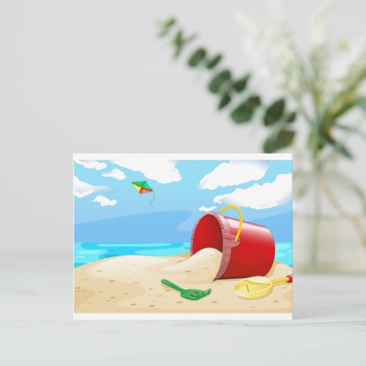 Carte Postale Plage (Debout devant)