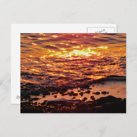 CARTE POSTALE PLAGE (Devant / Derrière)