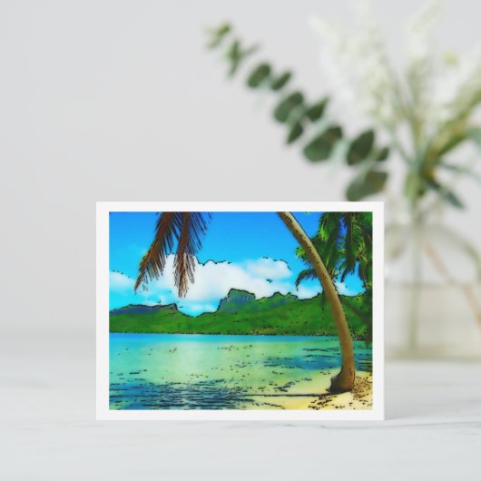 Carte Postale plage (Debout devant)