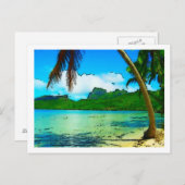 Carte Postale plage (Devant / Derrière)