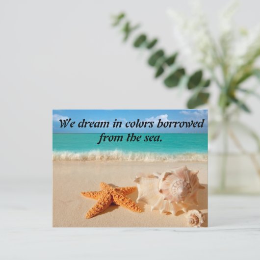 Carte postale Plage (Debout devant)