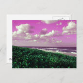 carte postale plage (Devant / Derrière)