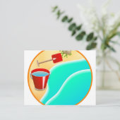 Carte Postale Plage (Debout devant)