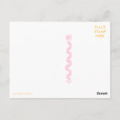 Carte postale plage (Dos)